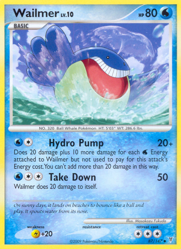Wailmer (87/147) [Platinum: Supreme Victors] | Jomio and Rueliete's Cards and Comics