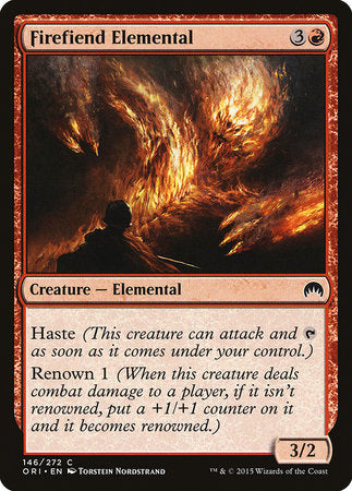 Firefiend Elemental [Magic Origins] | Jomio and Rueliete's Cards and Comics
