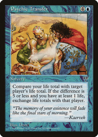 Psychic Transfer [Mirage] | Jomio and Rueliete's Cards and Comics