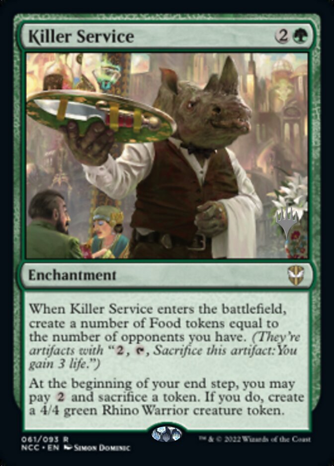 Killer Service (Promo Pack) [Streets of New Capenna Commander Promos] | Jomio and Rueliete's Cards and Comics