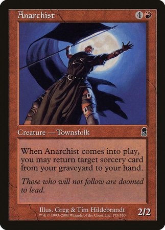 Anarchist [Odyssey] | Jomio and Rueliete's Cards and Comics