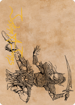 Lae'zel, Vlaakith's Champion Art Card (Gold-Stamped Signature) [Commander Legends: Battle for Baldur's Gate Art Series] | Jomio and Rueliete's Cards and Comics