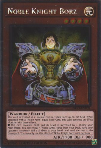 Noble Knight Borz [NKRT-EN009] Platinum Rare | Jomio and Rueliete's Cards and Comics