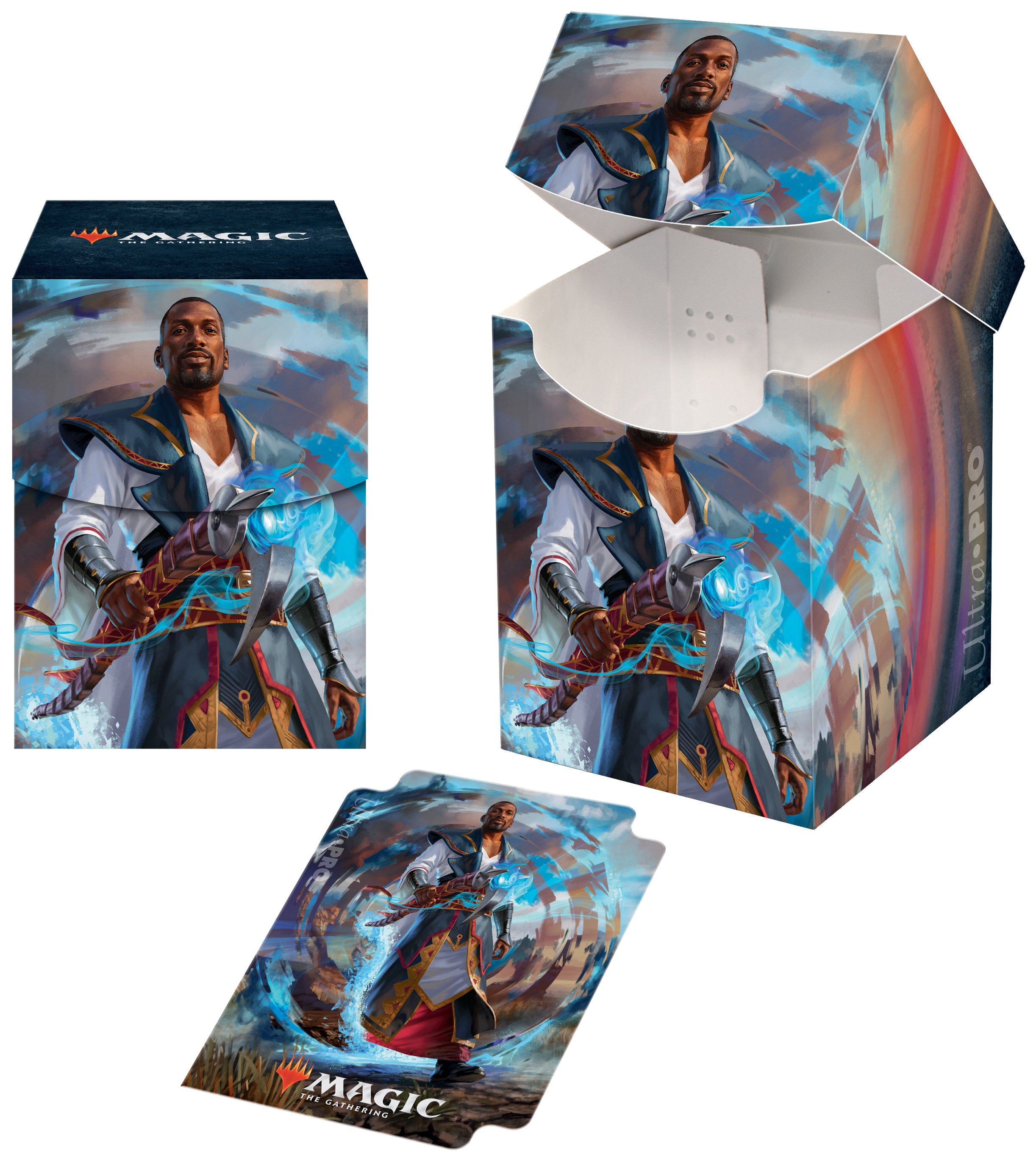 Ultra PRO: Deck Box - PRO 100+ (Core Set 2021 - Teferi) | Jomio and Rueliete's Cards and Comics