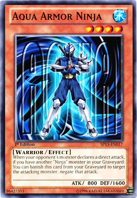 Aqua Armor Ninja [SP13-EN017] Common | Jomio and Rueliete's Cards and Comics