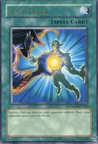 Soul Taker (Green) [DL09-EN016] Rare | Jomio and Rueliete's Cards and Comics