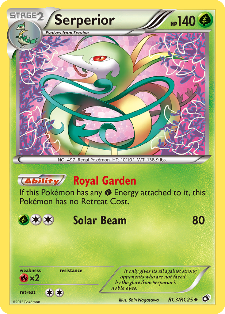 Serperior (RC3/RC25) [Black & White: Legendary Treasures] | Jomio and Rueliete's Cards and Comics