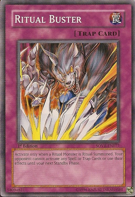 Ritual Buster [SOVR-EN077] Common | Jomio and Rueliete's Cards and Comics