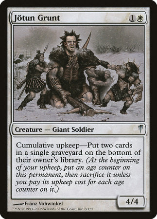 Jotun Grunt [Coldsnap] | Jomio and Rueliete's Cards and Comics