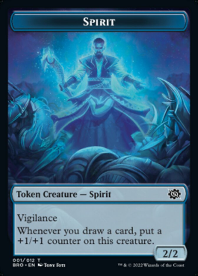 Spirit Token [The Brothers' War Tokens] | Jomio and Rueliete's Cards and Comics