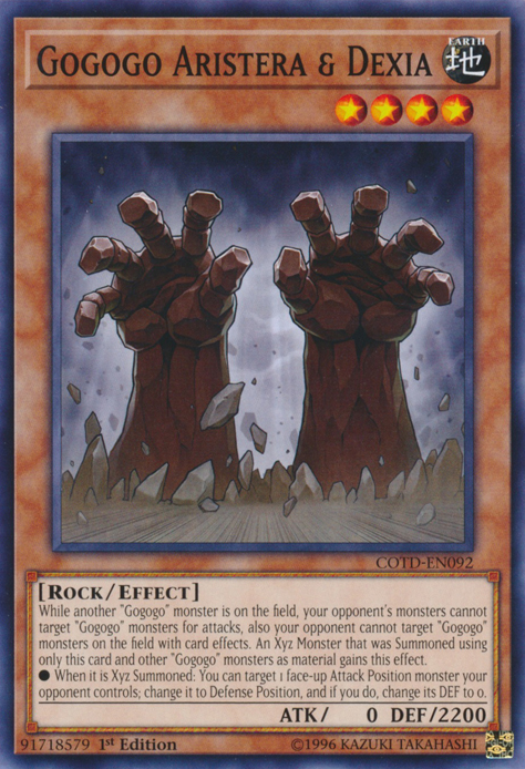 Gogogo Aristera & Dexia [COTD-EN092] Common | Jomio and Rueliete's Cards and Comics