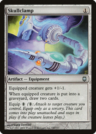 Skullclamp [Darksteel] | Jomio and Rueliete's Cards and Comics