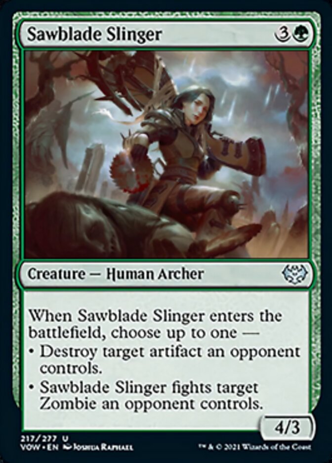 Sawblade Slinger [Innistrad: Crimson Vow] | Jomio and Rueliete's Cards and Comics