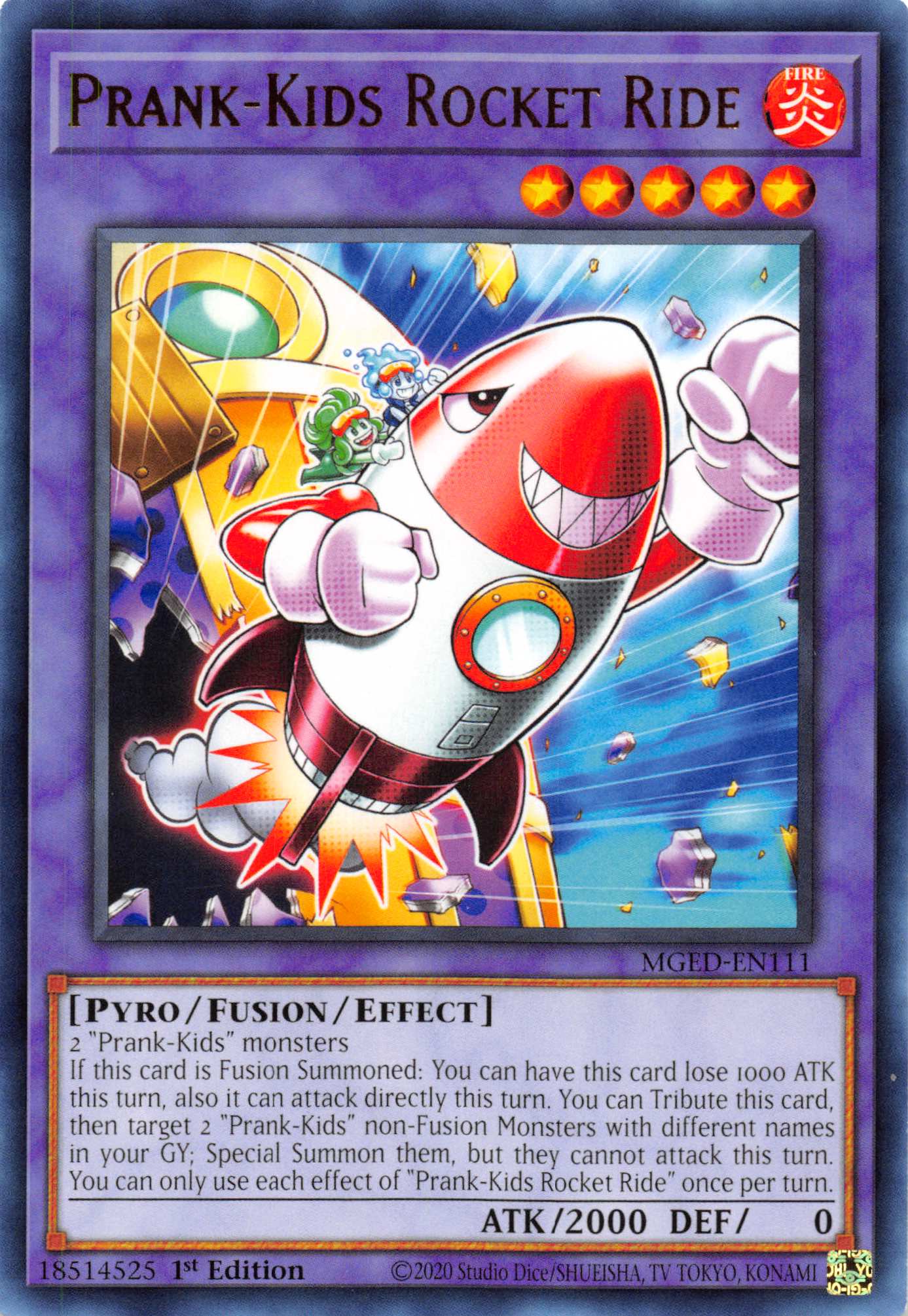 Prank-Kids Rocket Ride [MGED-EN111] Rare | Jomio and Rueliete's Cards and Comics
