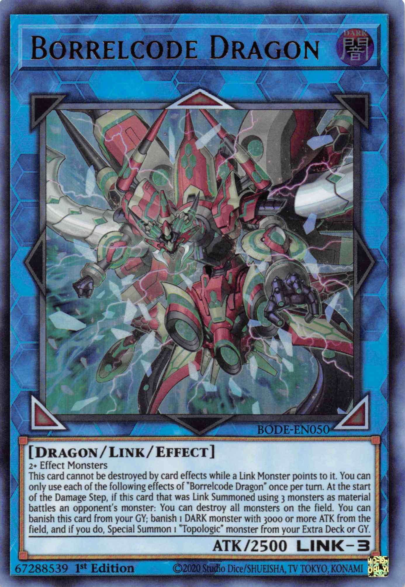 Borrelcode Dragon [BODE-EN050] Ultra Rare | Jomio and Rueliete's Cards and Comics