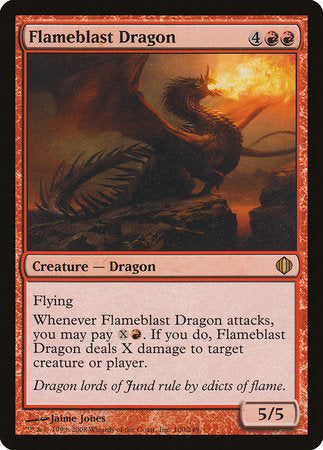 Flameblast Dragon [Shards of Alara] | Jomio and Rueliete's Cards and Comics