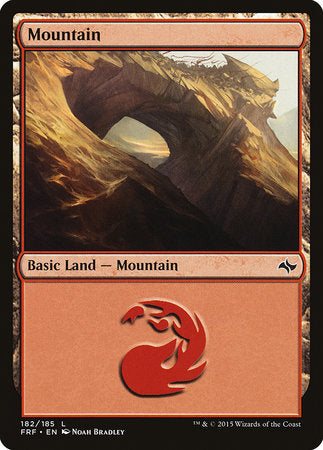 Mountain (182) [Fate Reforged] | Jomio and Rueliete's Cards and Comics