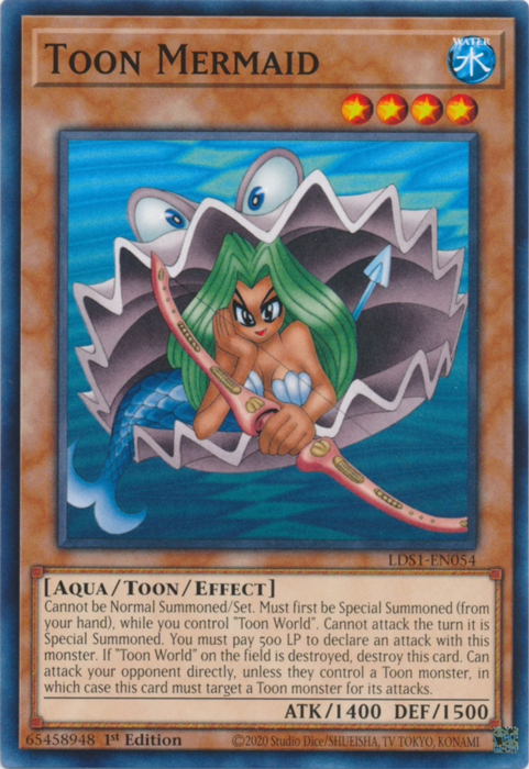 Toon Mermaid [LDS1-EN054] Common | Jomio and Rueliete's Cards and Comics