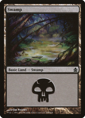 Swamp (309) [Commander 2011] | Jomio and Rueliete's Cards and Comics