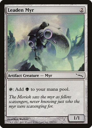Leaden Myr [Mirrodin] | Jomio and Rueliete's Cards and Comics
