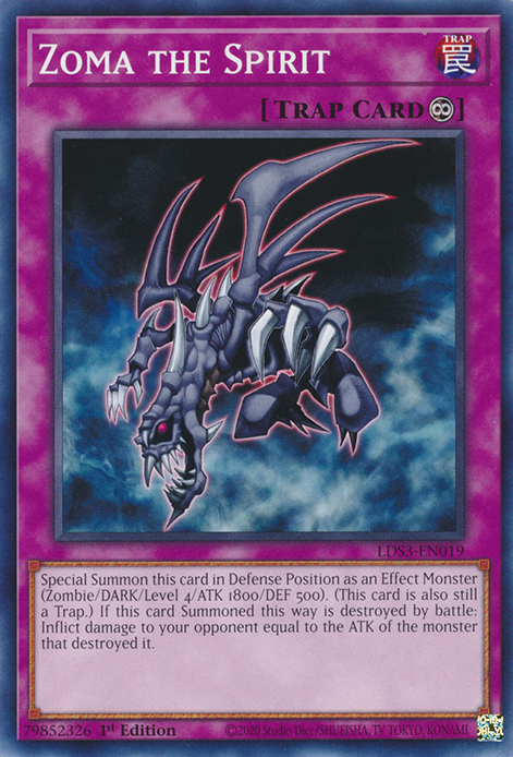 Zoma the Spirit [LDS3-EN019] Common | Jomio and Rueliete's Cards and Comics