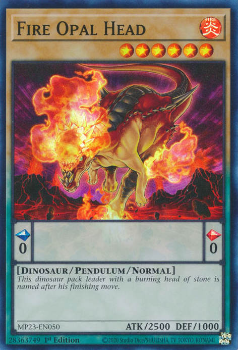 Fire Opal Head [MP23-EN050] Super Rare | Jomio and Rueliete's Cards and Comics