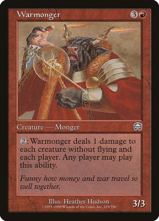 Warmonger [Mercadian Masques] | Jomio and Rueliete's Cards and Comics