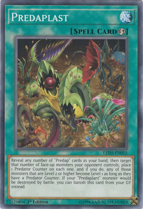 Predaplast [LED5-EN055] Common | Jomio and Rueliete's Cards and Comics