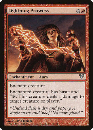 Lightning Prowess [Avacyn Restored] | Jomio and Rueliete's Cards and Comics