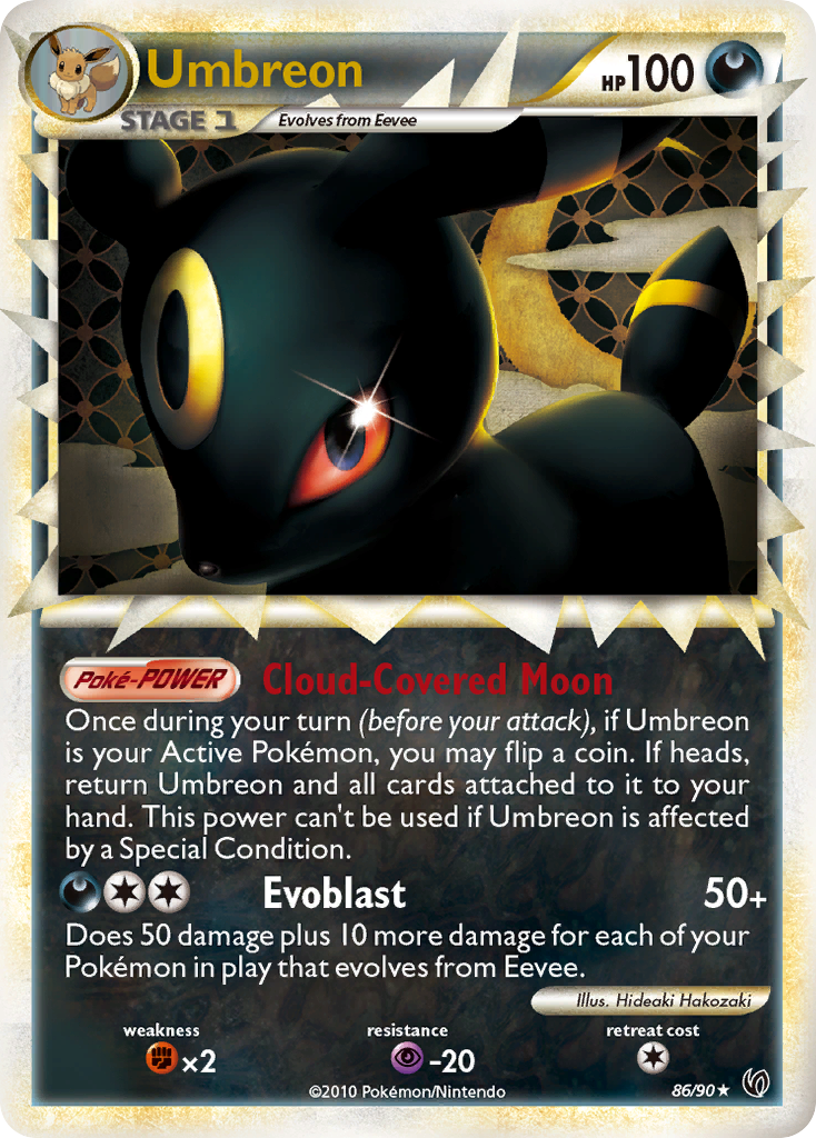 Umbreon (86/90) [HeartGold & SoulSilver: Undaunted] | Jomio and Rueliete's Cards and Comics
