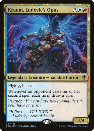 Kraum, Ludevic's Opus [Commander 2016] | Jomio and Rueliete's Cards and Comics
