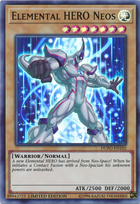 Elemental HERO Neos [DUPO-EN102] Ultra Rare | Jomio and Rueliete's Cards and Comics