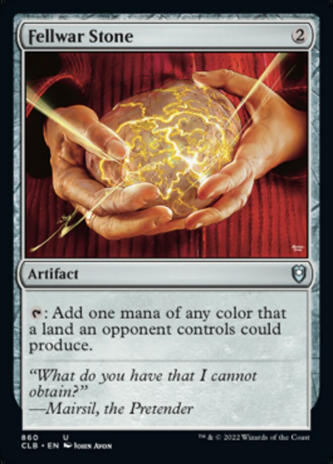 Fellwar Stone [Commander Legends: Battle for Baldur's Gate] | Jomio and Rueliete's Cards and Comics