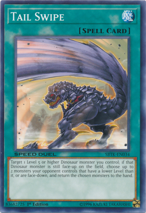 Tail Swipe [SBTK-EN034] Common | Jomio and Rueliete's Cards and Comics