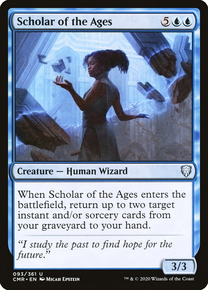 Scholar of the Ages [Commander Legends] | Jomio and Rueliete's Cards and Comics