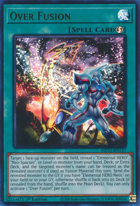 Over Fusion [MP23-EN137] Ultra Rare | Jomio and Rueliete's Cards and Comics