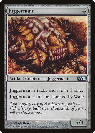 Juggernaut [Magic 2011] | Jomio and Rueliete's Cards and Comics