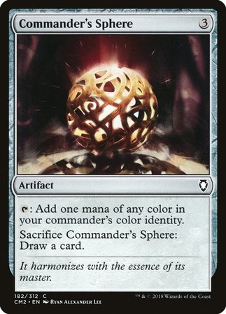 Commander's Sphere [Commander Anthology Volume II] | Jomio and Rueliete's Cards and Comics