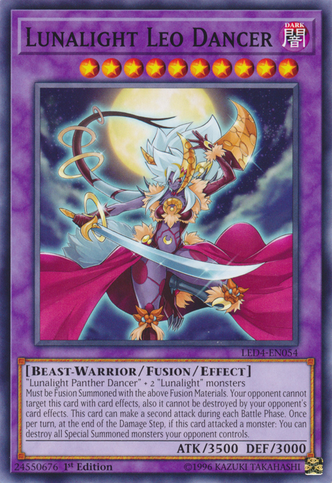Lunalight Leo Dancer [LED4-EN054] Common | Jomio and Rueliete's Cards and Comics