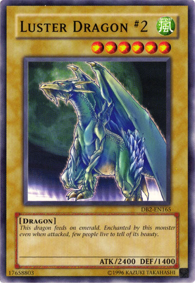 Luster Dragon #2 [DB2-EN165] Common | Jomio and Rueliete's Cards and Comics