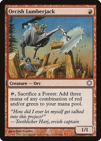 Orcish Lumberjack [Coldsnap Theme Decks] | Jomio and Rueliete's Cards and Comics