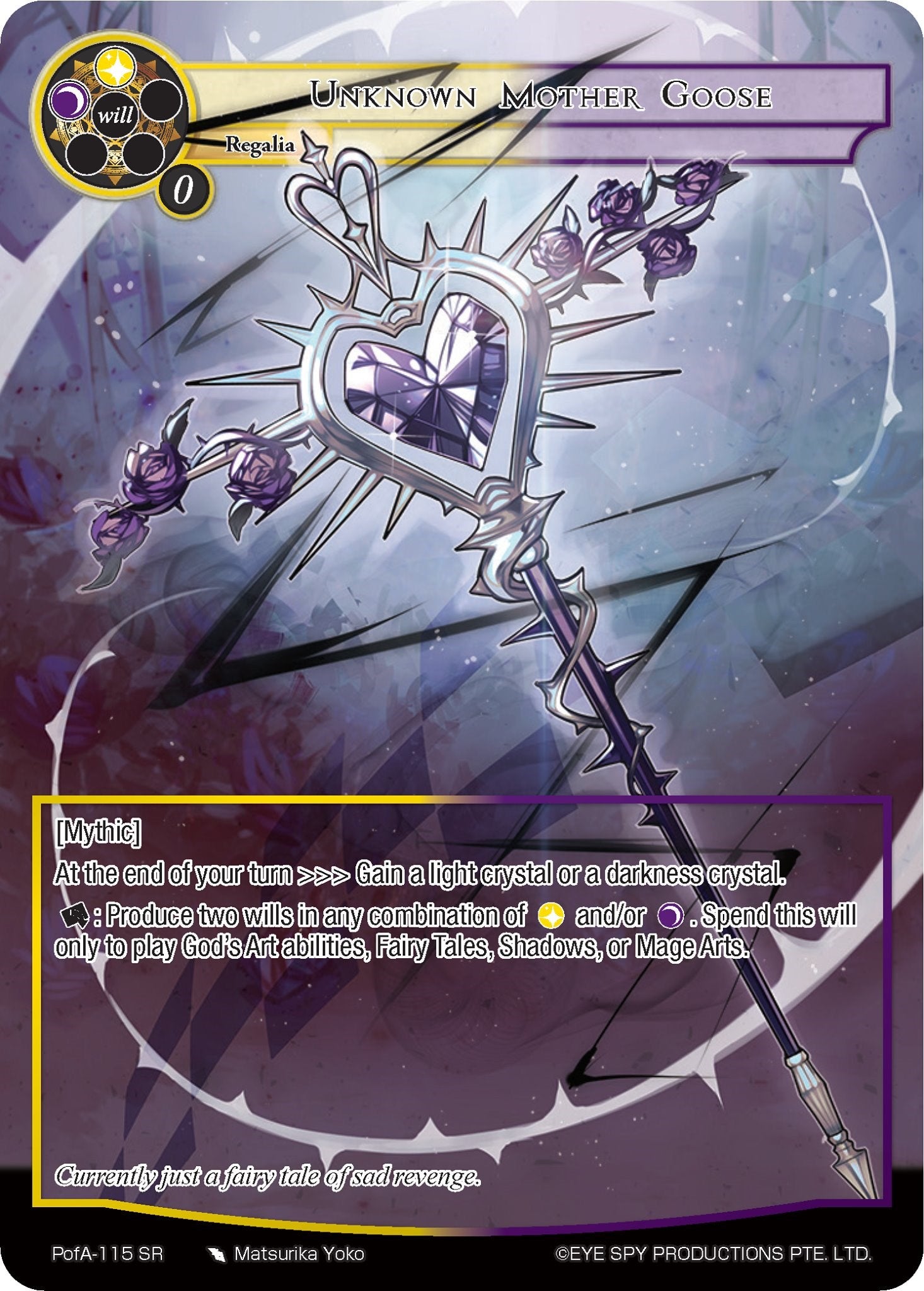 Unknown Mother Goose (Full Art) (PofA-115) [Alice Origin IV: Prologue of Attoractia] | Jomio and Rueliete's Cards and Comics