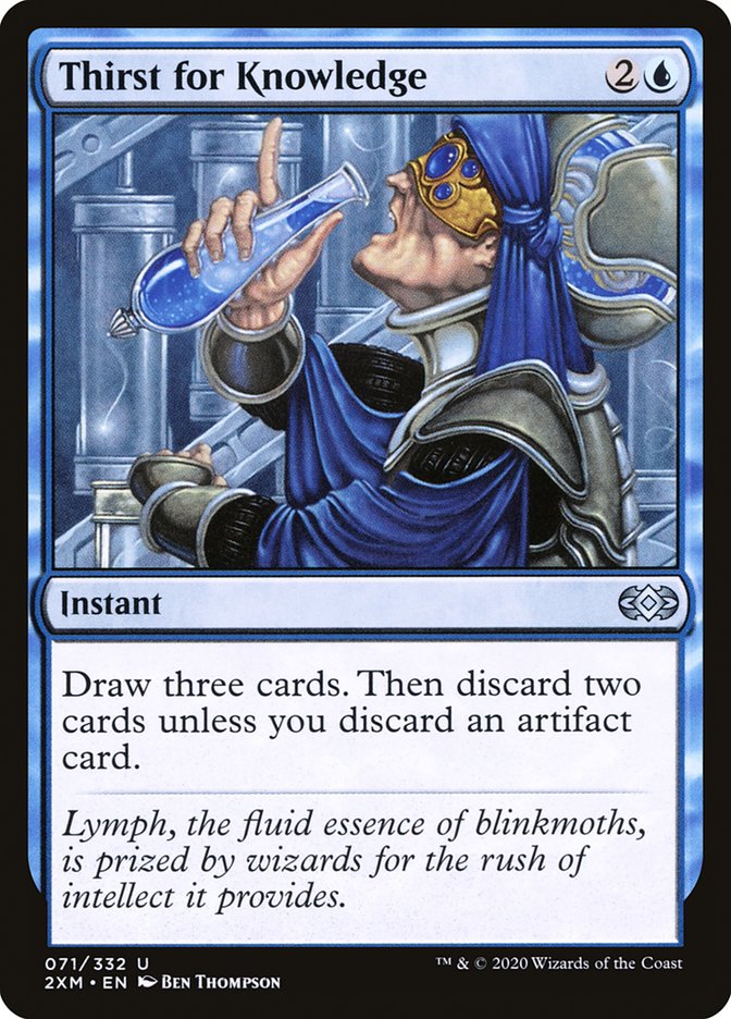 Thirst for Knowledge [Double Masters] | Jomio and Rueliete's Cards and Comics
