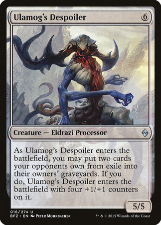 Ulamog's Despoiler [Battle for Zendikar] | Jomio and Rueliete's Cards and Comics