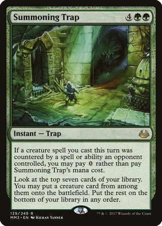 Summoning Trap [Modern Masters 2017] | Jomio and Rueliete's Cards and Comics