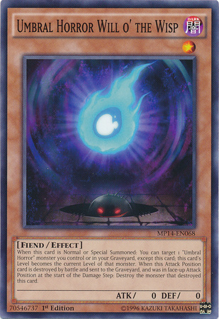 Umbral Horror Will o' the Wisp [MP14-EN068] Common | Jomio and Rueliete's Cards and Comics