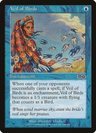Veil of Birds [Urza's Saga] | Jomio and Rueliete's Cards and Comics