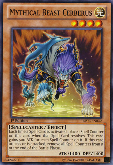 Mythical Beast Cerberus [BP02-EN042] Common | Jomio and Rueliete's Cards and Comics