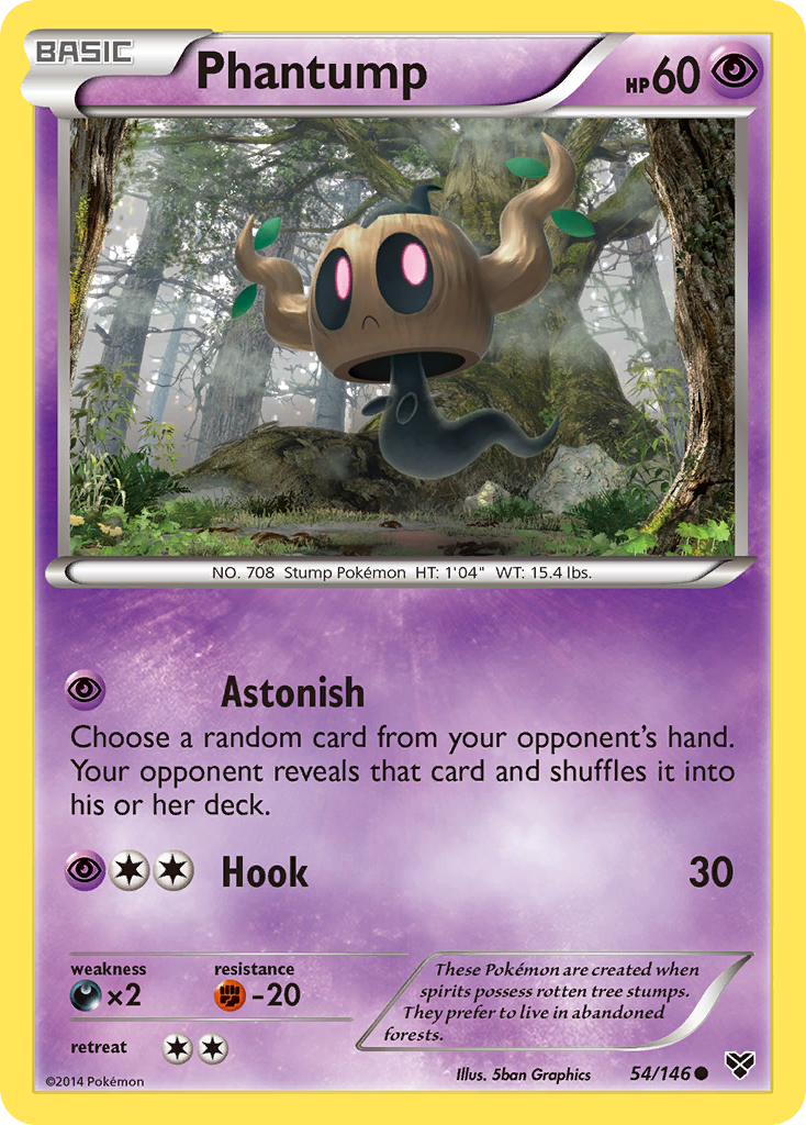 Phantump (54/146) [XY: Base Set] | Jomio and Rueliete's Cards and Comics