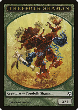 Treefolk Shaman Token [Morningtide Tokens] | Jomio and Rueliete's Cards and Comics